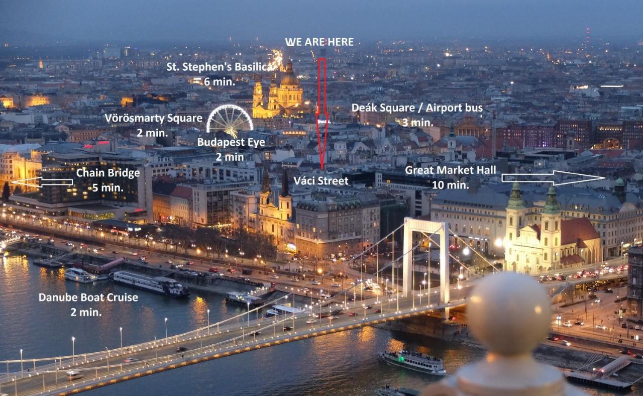 Central Apartman Budapest Eksteriør bilde